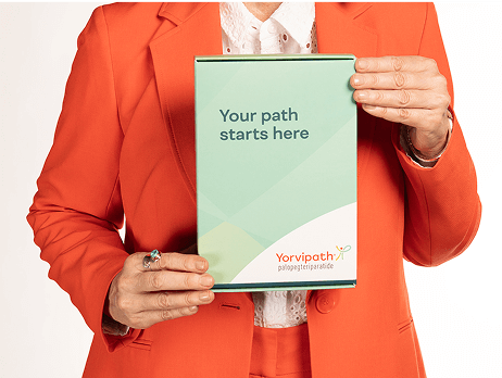 Your path starts here shot front